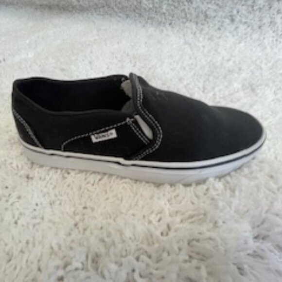 Black Slip on Vans size 8 - Picture 4 of 8